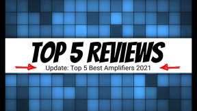 Top 5 BEST Amplifiers 2021 Reviewed | Top 5 Reviews