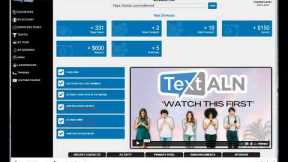 The Text ALN Reviews On Youtube Work From Home Make Money Automation...