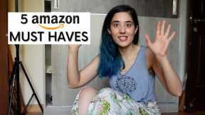 5 Amazon Must Haves - Household Products in India  | Amazon Sale Finds | Tanya Khanijow