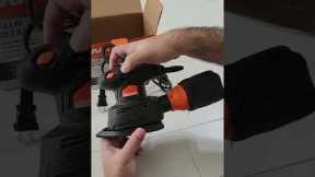 warrior detail palm sander unboxing and review