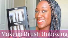 The Lip Bar | Vegan Makeup Brush Set | Unboxing + Product Review 📦