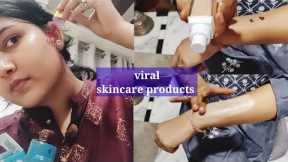 best viral skincare products from Amazon/ Testing skincare & beauty products
