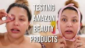 TESTING AMAZON BEAUTY PRODUCTS +IM LOST