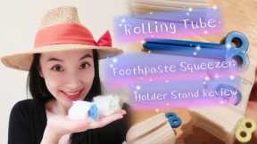 Rolling Tube Toothpaste Squeezer Toothpaste Holder Stand Product Review & Money Saving 👍#amazonbuys