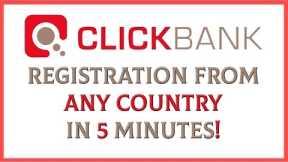 How to register Clickbank in 2022, how to successfully apply for a Clickbank account.
