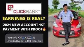 Is ClickBank Earning Real? New Account First Payment Proof 2021