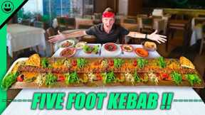 Turkey's RECORD BREAKING Kebab!! Istanbul Street Food Meat Tour!!