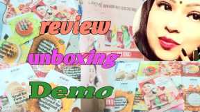 Nykaa face sheet mask 😷/No.review /No.demo //  Nykaa product unboxing video #nykaa