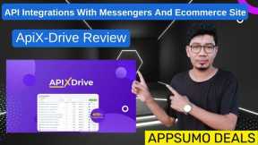 ApiX-Drive Review Appsumo Tutorial - build Customizable Integrations 400 Popular Platforms And Tools