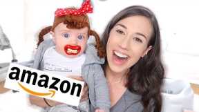 TESTING WEIRD AMAZON BABY PRODUCTS! 2