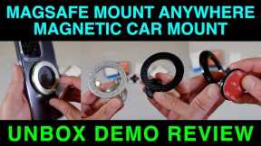 Tiny MagSafe Car Mount for iPhone 13 14 Series by Andobil Unbox Demo Review