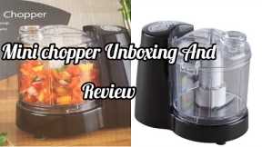 Mini Chopper Unboxing And Review