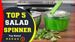 ✅ Top 5: Best Salad Spinners 2022  [Tested & Reviewed]