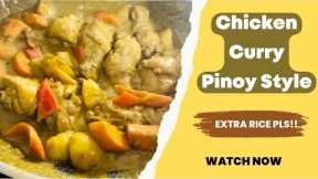 Chicken Curry | Pinoy Foods | Home Cook | Food Trip | Vlog #1