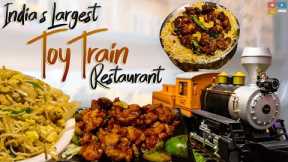 India's Largest Toy Train Restaurant | Train Themed Restaurant | Platform 65 Train Restaurant