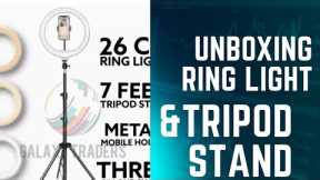 unboxing ring light with tripod stand and review #daraz #trending
