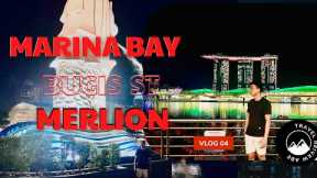 SINGAPORE Vlog 04 - Review MARINA BAY SANDS - MERLION - BUGIS STREET - NOODLE HOUSE HOTPOT Must Try