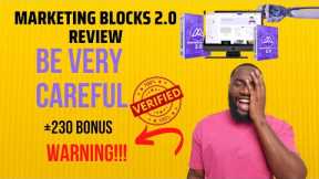 MarketingBlocks 2.0 Review: MarketingBlocks2.0 Review With MarketingBlocks 2.0 Bonuses | THE TRUTH!
