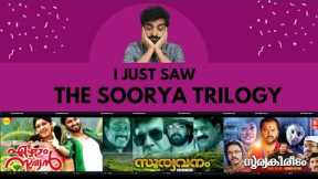 Forgotten Malayalam Movies S04 E07 | The Soorya Trilogy | Malayalam Movie Review Funny | Indrajith