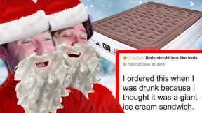 TWO SANTAS REVIEW THE WORST PRODUCTS ON AMAZON!