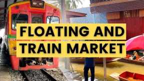 Is this market DANGEROUS? Maeklong Railway Market and Damnoen Saduak Floating Market tour and review