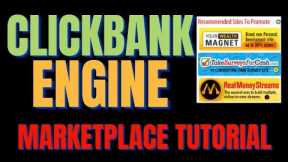 Clickbank Engine Marketplace Tutorial - Graph, Analytics and Payouts Revealed