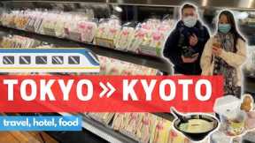 Traveling from Tokyo to KYOTO: Shinkansen food + hotel review + LAWSON haul | Japan, 2023
