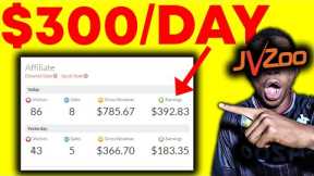 Jvzoo Affiliate Marketing Tutorial - I got $392.83 TODAY with PROOF** (Step By Step)