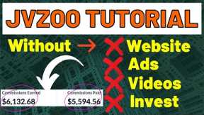 JVZoo Affiliate Marketing Tutorial For Free | (Without Website, Ads, Videos, Invest)
