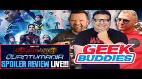 ANT-MAN and THE WASP: QUANTUMANIA - SPOILER REVIEW LIVE!! | The Geek Buddies
