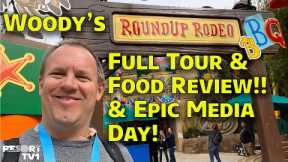 Woody's Roundup BBQ Full Tour & Food Review - Epic Media Day 2
