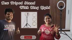 unboxing Amazon product ||New tripod with ring light|| #amazonproducts #unboxing #unboxingvideo