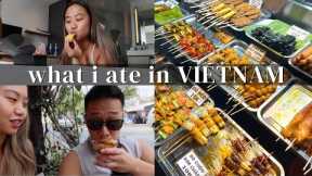 what I ate in VIETNAM! Street food, banh mi, noodles + more 🍜 | TRAVEL VLOG  @TheresaTrends