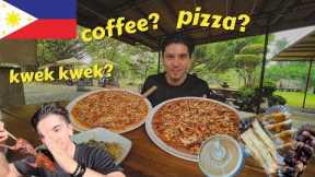 🇵🇭 WEIRDEST food combo: Pizza, Coffee, Kwek Kwek, in CEBU, Philippines