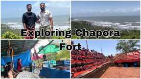 Exploring Chapora Fort | Train hi Dalay hogayi hai | Goa Travel Series Part 5 | Places and the Food