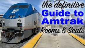 Amtrak Roomette, Bedrooms, and Seat Compared