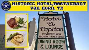 Food review for Hotel El Captitan |  Van Horn, TX