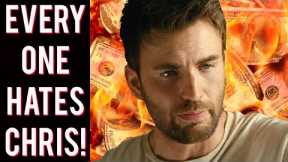 Hollywood actor Chris Evans learns he’s NOTHING without Marvel! New Ghosted movie FLOPS with fans!
