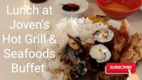 Lunch at Joven's Hot Grill & Seafoods Buffet / RSL Travel, Leisure & Food vlogs