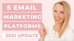 5 Best Email Marketing Platforms +  Simple Tool Comparison 2021 (My TOP Recommendation)