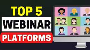 Best Webinar Platforms 2023 : Top 5 Webinar Software Reviews