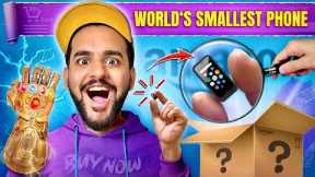 I ordered World’s SMALLEST PHONE in my New House !! *Weird AMAZON PRODUCTS*