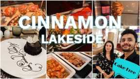 Cake Free Anniversary Celebration 😱| Cinnamon Lakeside Dinner Buffet | Vlog 10 | Food Review