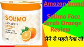 Amazon brand| Solimo Face Scrub Orange Review @QuickReview-mk6cy