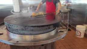 Eating hot and spicy Mongolian BBQ in Glendora California