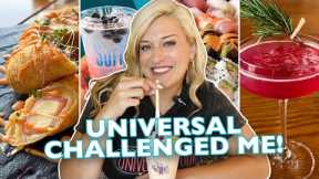 UNIVERSAL CHALLENGED ME: Review The Food At EVERY Hotel In ONE DAY | Universal Orlando