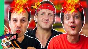 Fire Noodle Challenge w/ Mark Wiens and Food Ranger!! (10x SPICE!!)