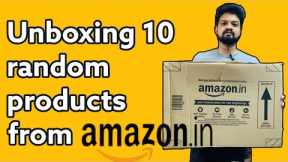 Unboxing 10 random products from Amazon.in 🎁