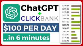 How To Make Money With ChatGPT & Clickbank (Open AI Chat GPT Tutorial) #chatgpt #chatgpttutorial