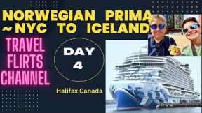 NCL Prima Trans Atlantic:  Halifax Canada, Indulge food hall, Singer Angelique headliner.